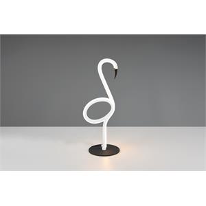 INGO LAMPADA DA TAVOLO LED FENICOTTERO CON FINITURA BIANCA H.35CM incl.1x6W LED/550Lm/3000K in Illuminazione