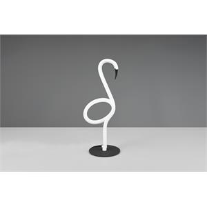 INGO LAMPADA DA TAVOLO LED FENICOTTERO CON FINITURA BIANCA H.35CM incl.1x6W LED/550Lm/3000K in Illuminazione