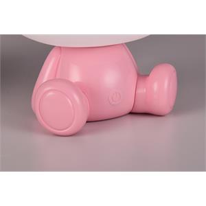 LAMPADA DA COMODINO CAMERA DA LETTO BAMBINI - ROSA - 3000K - HOPPER in Illuminazione