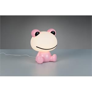 LAMPADA DA COMODINO CAMERA DA LETTO BAMBINI - ROSA - 3000K - HOPPER in Illuminazione