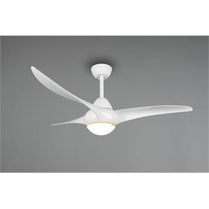 VENTILATORE DA SOFFITTO ALESUND CON PLAFONIERA LED BIANCO OPACO in Illuminazione