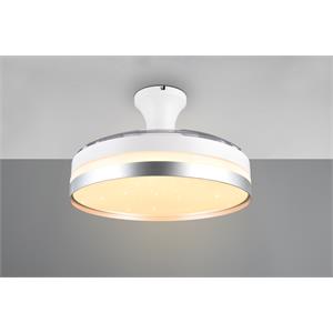 PLAFONIERA VENTILATORE LINDBERG INTENSITA' REGOLABILE DIAMETRO 107 CM. in Illuminazione