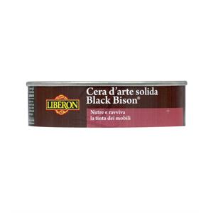 CERA D'ARTE SOLIDA BLACK BISON LIBERON NOCE CHIARO 150ML in Vernici