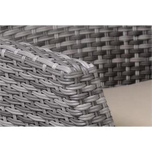 SALOTTO AMALIA POLYRATTAN GRIGIO in Arredamento giardino