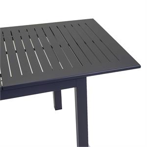 TAVOLO DA GIARDINO IN ALLUMINIO ALLUNGABILE - MONTEREY - 220-280 CM - ANTRACITE in Arredamento giardino