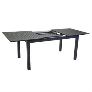 TAVOLO DA GIARDINO IN ALLUMINIO ALLUNGABILE - MONTEREY - 220-280 CM - ANTRACITE in Arredamento giardino