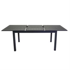 TAVOLO DA GIARDINO IN ALLUMINIO ALLUNGABILE - MONTEREY - 220-280 CM - ANTRACITE in Arredamento giardino