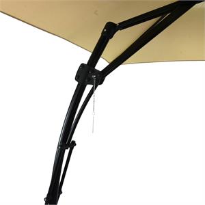 OMBRELLONE DA GIARDINO A BRACCIO CON PALO HALLOC DIAMETRO 3 MT in Arredamento giardino