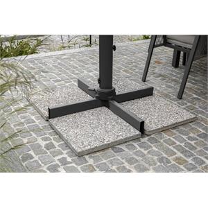 OMBRELLONE DA GIARDINO CON PALO LATERALE MONTANA IN ALLUMINIO 3x4 MT ECRU in Arredamento giardino