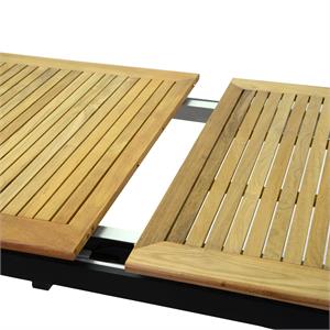 SET TAVOLO E SEDIE DA GIARDINO IN ALLUMINIO IDAHO PLUS - TAVOLO ALLUNGABILE 180-240 CM CON 6 SEDIE in Arredamento giardino