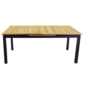 SET TAVOLO E SEDIE DA GIARDINO IN ALLUMINIO IDAHO PLUS - TAVOLO ALLUNGABILE 180-240 CM CON 6 SEDIE in Arredamento giardino