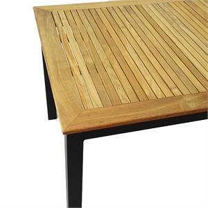 SET TAVOLO E SEDIE DA GIARDINO IN ALLUMINIO IDAHO PLUS - TAVOLO ALLUNGABILE 180-240 CM CON 6 SEDIE in Arredamento giardino