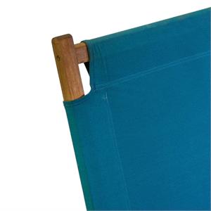 POLTRONA DA GIARDINO IN LEGNO DIANE CON TESSUTO BLU in Arredamento giardino