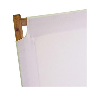 POLTRONA DA GIARDINO IN LEGNO DIANE CON TESSUTO ECRU in Arredamento giardino