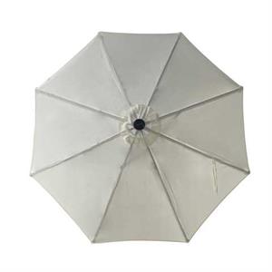 OMBRELLONE DA GIARDINO CON PALO CENTRALE BENJAMIN IN ALLUMINIO 3 MT ANTRACITE in Arredamento giardino