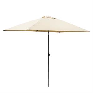 OMBRELLONE DA GIARDINO PALO CENTRALE ARKANSAS 2X3MT ECRU in Arredamento giardino