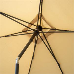 OMBRELLONE DA GIARDINO PALO CENTRALE ARKANSAS 2X3MT ECRU in Arredamento giardino