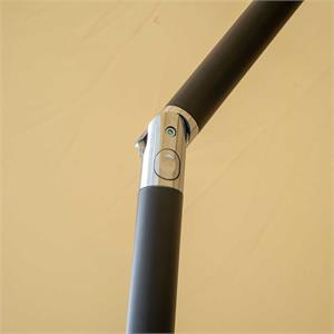 OMBRELLONE DA GIARDINO PALO CENTRALE ARKANSAS 2X3MT ECRU in Arredamento giardino