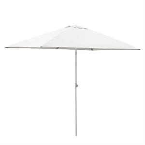 OMBRELLONE DA GIARDINO PALO CENTRALE ARKANSAS 2X3MT BIANCO in Arredamento giardino