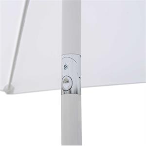 OMBRELLONE DA GIARDINO PALO CENTRALE ARKANSAS 2X3MT BIANCO in Arredamento giardino