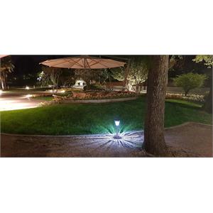 LAMPADA DA TERRA PER ESTERNO A CARICA SOLARE - CON SENSORE DI MOVIMENTO - MALIS XL 220 LUMEN in Illuminazione