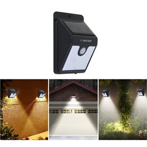 APPLIQUE DA ESTERNO A LED SOLARE E CON SENSORE DI MOVIMENTO - DORY in Illuminazione