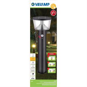 LAMPADA DA TERRA PER ESTERNO A CARICA SOLARE CON SENSORE DI MOVIMENTO - TULUM - 600 LUMEN in Illuminazione