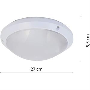 PLAFONIERA DA ESTERNO TONDA - E27 - IK10 in Illuminazione