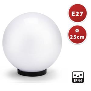 LAMPIONE PER ESTERNO A SFERA 25 CM - APOLUX - E27 - BIANCO in Illuminazione