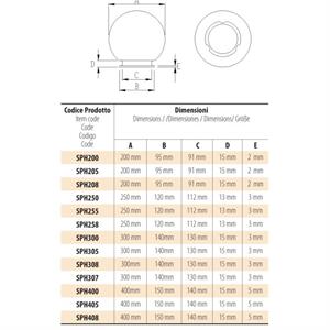 LAMPIONE PER ESTERNO A SFERA 25 CM - APOLUX - E27 - BIANCO in Illuminazione