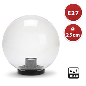 LAMPIONE PER ESTERNO A SFERA 25 CM - APOLUX - E27 - TRASPARENTE in Illuminazione
