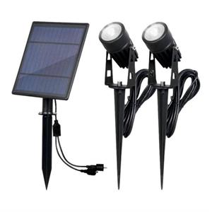 KIT DI 2 FARETTI LED A CARICA SOLARE BLACKBIRD in Illuminazione