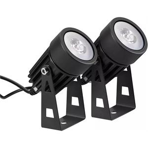 KIT DI 2 FARETTI LED A CARICA SOLARE BLACKBIRD in Illuminazione