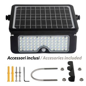 PROIETTORE LED PER ESTERNO CON PANNELLO SOLARE - HAWK XL 1150 LUMEN in Illuminazione