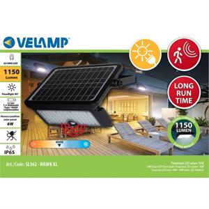 PROIETTORE LED PER ESTERNO CON PANNELLO SOLARE - HAWK XL 1150 LUMEN in Illuminazione
