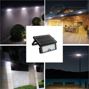 PROIETTORE LED PER ESTERNO CON PANNELLO SOLARE - HAWK XL 1150 LUMEN in Illuminazione