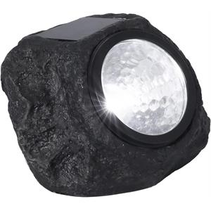 LAMPADA DA ESTERNO SOLARE - PIETRA DECORATIVA LUMINOSA 3 LED - ROCK in Illuminazione