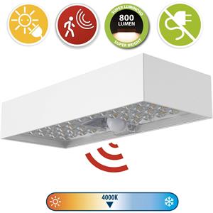 APPLIQUE SOLARE DA ESTERNO LED CON SENSORE DI MOVIMENTO - TEGEL - 800 LUMEN - BIANCA in Illuminazione