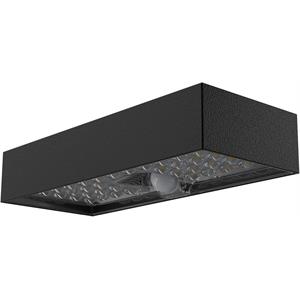 APPLIQUE SOLARE DA ESTERNO LED CON SENSORE DI MOVIMENTO - TEGEL - 800 LUMEN - NERA in Illuminazione