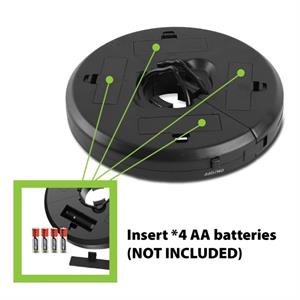 LUCE PER OMBRELLONE ROSWELL 24+4 LED A BATTERIA - 200 LUMEN in Illuminazione