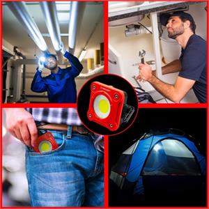 LAMPADA DA LAVORO RICARICABILE PORTATILE - FARGO - 10W 1000 LUMEN in Elettricità e smart home