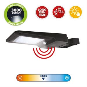 LAMPIONE SOLARE LED CON SENSORE DI MOVIMENTO - 25W - 3000 LUMEN in Illuminazione