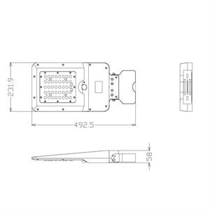 LAMPIONE SOLARE LED CON SENSORE DI MOVIMENTO - 25W - 3000 LUMEN in Illuminazione