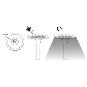 LAMPIONE SOLARE LED MOD. SPIELBERG 20W 2300 LUMEN in Illuminazione