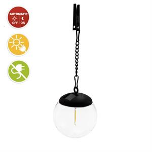 LAMPADA A SOSPENSIONE SOLARE DA ESTERNO DIAMETRO 10 CM MOD. JOY in Illuminazione