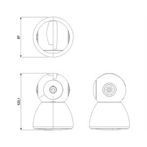 TELECAMERA WIFI MOTORIZZATA WI-FI FULL-HD 1080P OB.4MM in Elettricità e smart home