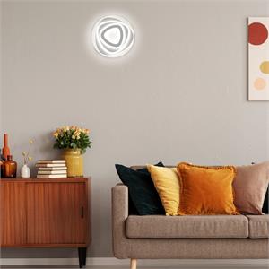 BUD - PLAFONIERA A SOFFITTO LED - 36W - 3000K/4000K - 2300 LUMEN MAX - ø40 CM in Illuminazione