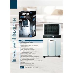 RAFFRESCATORE AD ACQUA - ZEPHIR ZAIR02 in Stufe e clima