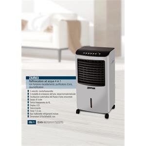 RAFFRESCATORE AD ACQUA ZEPHIR ZAIR03 in Stufe e clima