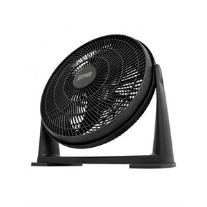 Ventilatore alta velocità Pala 40Cm - 3 Velocità -Col. Nero - Orientabile (90°) - Griglia con alette radiali curve in Stufe e clima